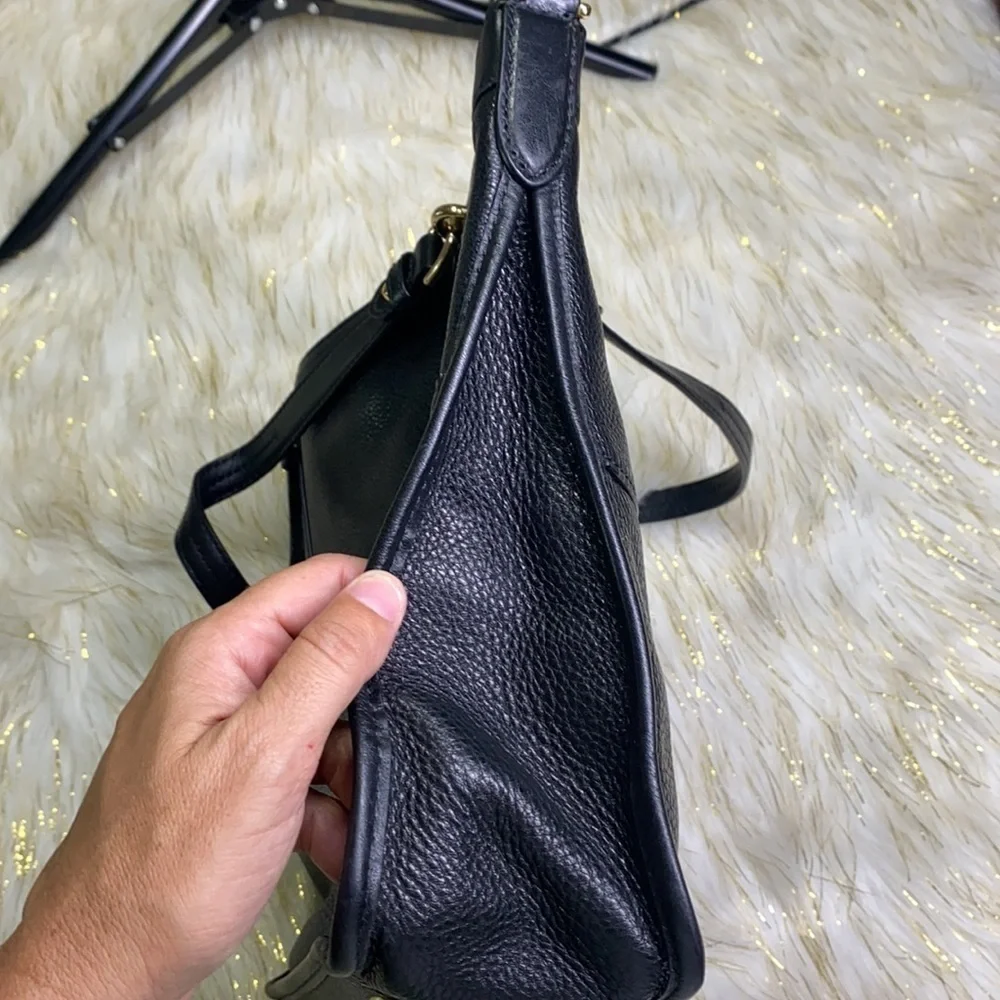 Michael Kors - Black Pebbled Leather Medium Bag